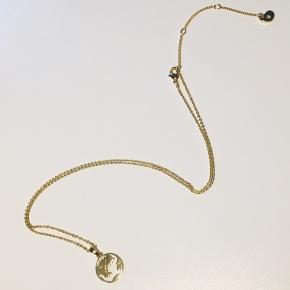 New! Gold Plated Earth Necklace by I am - Picture 16 of 16